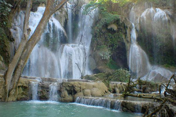 Pak Ou Cave -  Kuangsi waterfall