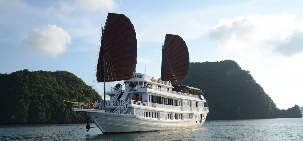 VOYAGE A LA BAIE D'HALONG 3 JOURS 2 NUITS AVEC V’SPIRIT CLASSIC CRUISES