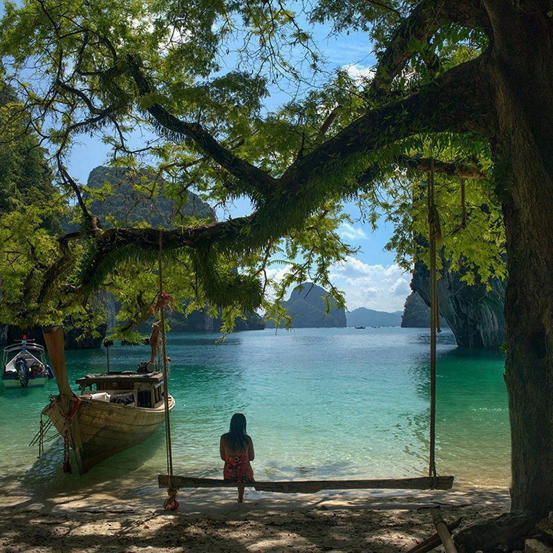 Plage de merveille de Krabi